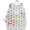 Kane Kids Mini Backpack, Rainbow Hearts - Backpacks - 1 - thumbnail