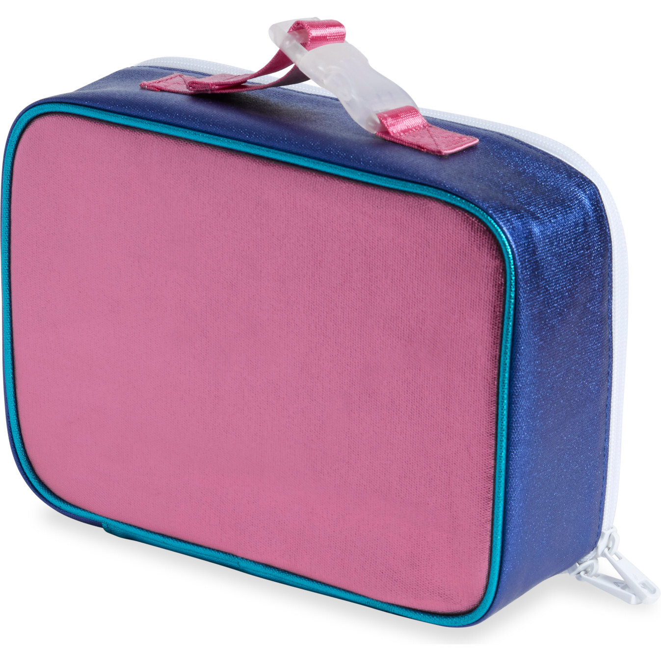 State Bags | Rodgers Lunch Box Metallic Turquoise/Hot Pink