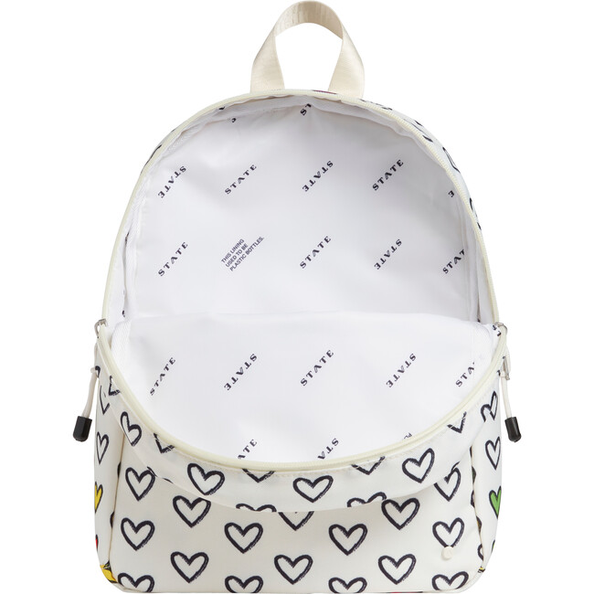 Kane Kids Mini Backpack, Rainbow Hearts - Backpacks - 3