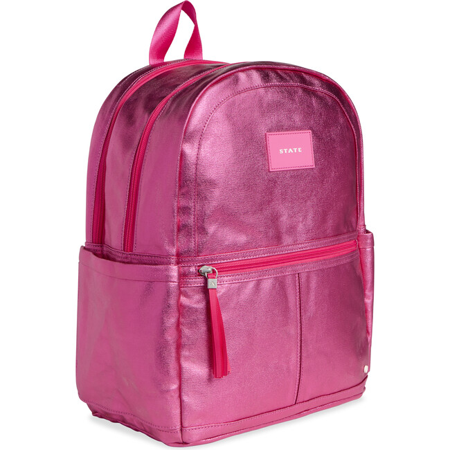 Kane Kids Double Pocket Backpack, Hot Pink Multi - Backpacks - 2