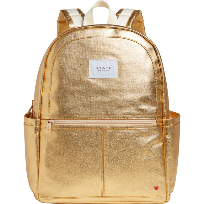 Kane Kids Double Pocket Backpack, Gold