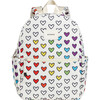 Kane Kids Backpack, Rainbow Hearts - Backpacks - 1 - thumbnail