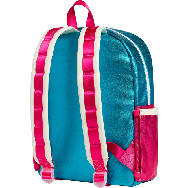 Kane Kids Backpack, Turquoise/Hot Pink
