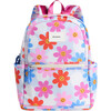 Kane Kids Double Pocket Backpack, Daisies - Backpacks - 1 - thumbnail