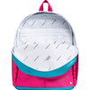 Kane Kids Backpack, Turquoise/Hot Pink - Backpacks - 3