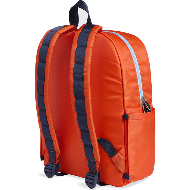 Kane Kids Backpack, Orange Chevron Puffer - STATE Bags | Maisonette