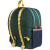 Kane Kids Double Pocket Backpack, Green/Navy - Backpacks - 2
