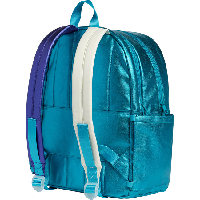 Kane Kids Double Pocket Backpack, Blue Multi