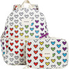 Kane Kids Backpack, Rainbow Hearts - Backpacks - 2