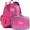 Kane Kids Backpack, Hot Pink Multi - Backpacks - 2 - thumbnail