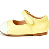 Jenny Patent Leather Mary Janes, Yellow & White - Mary Janes - 1 - thumbnail