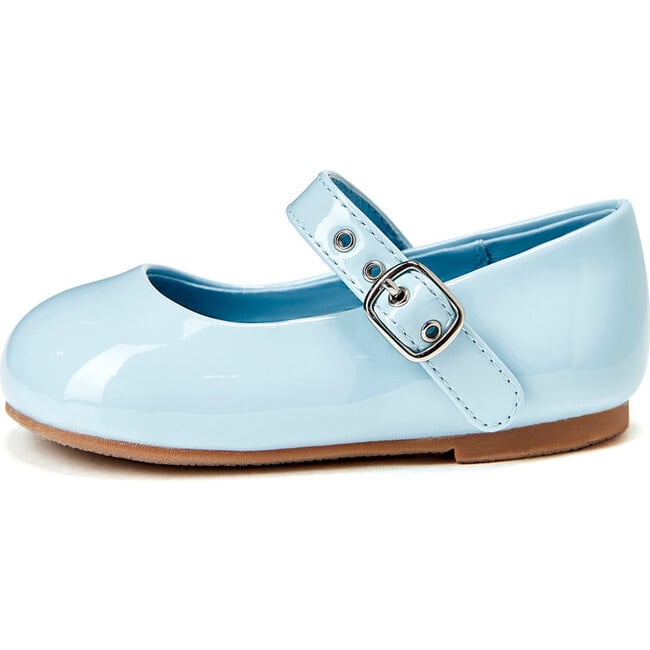 Eva Patent Mary Janes, Blue