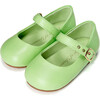 Eva Leather Mary Janes, Green - Mary Janes - 2