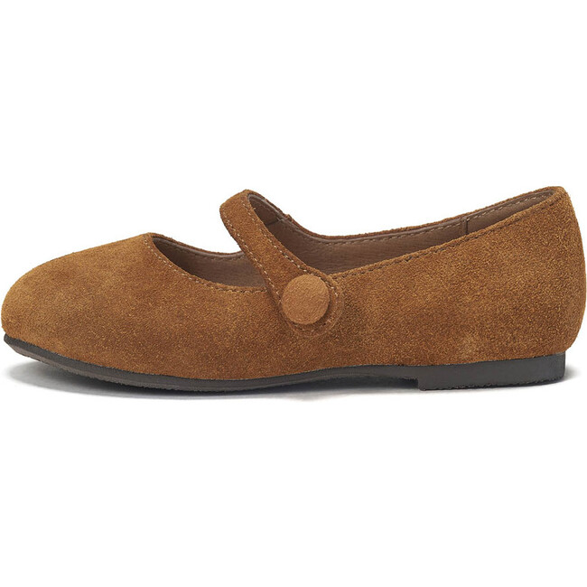 Elin Suede Mary Janes, Camel