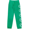 Retro Sweatpant, Kelly Green Smiley - Sweatpants - 1 - thumbnail