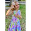 Sleeveless Twirl Dress, Pastel Glitter Swirl - Dresses - 3