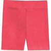 High Shine Biker Short, Neon Coral - Shorts - 1 - thumbnail
