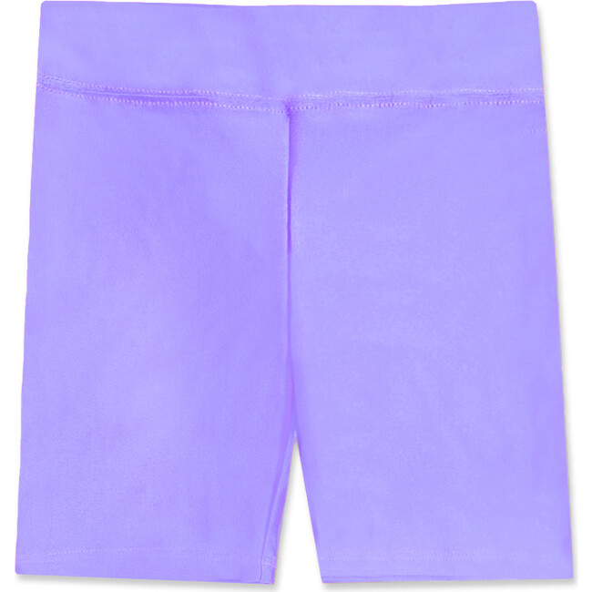 High Shine Biker Short, Electric Lilac - PixieLane Shorts | Maisonette