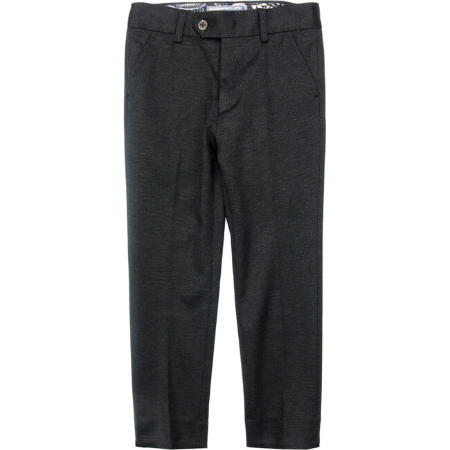 Stretchy Suit Pant, Charcoal - Pants - 1