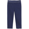 Mindy Scallop Pant Solid Sateen, Medieval Blue - Pants - 1 - thumbnail