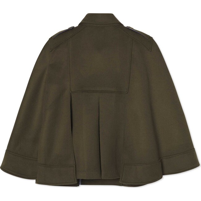 Women's Victoria Cape Solid, Rifle Green - Coats - 2