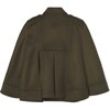 Women's Victoria Cape Solid, Rifle Green - Coats - 2