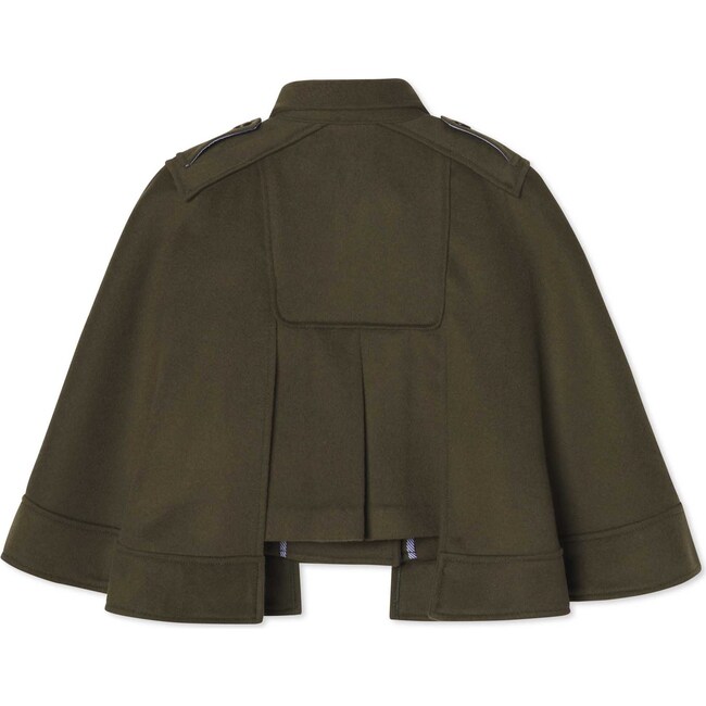 Victoria Cape Solid, Rifle Green - Coats - 3