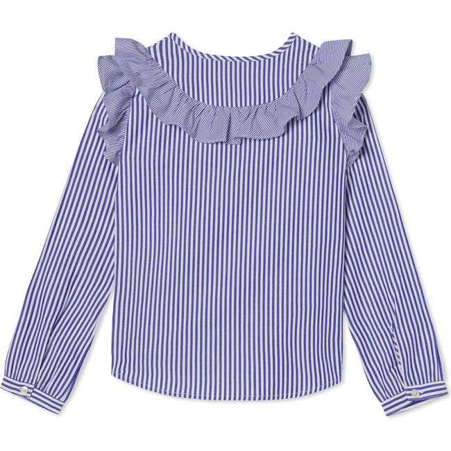 Gemma Top, Roman Stripe - Blouses - 2
