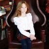 Gemma Top Oxford, Bright White - Blouses - 2