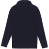 Adult Noah Shawl Collar Cardigan Solid, Medieval Blue - Sweaters - 2