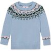 Katrina Heart Fairisle Sweater, Sky Ride - Sweaters - 1 - thumbnail