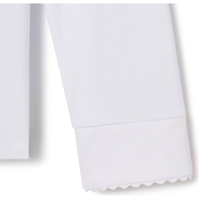 Brielle Knit Top Solid, Bright White - Shirts - 2
