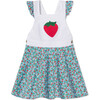 Kennedy Jumper, Liberty Strawberries and Cream Print - Dresses - 1 - thumbnail