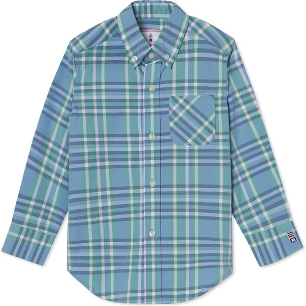 LS Owen Buttondown Sunday Poplin, Plaid - Classic Prep Tops