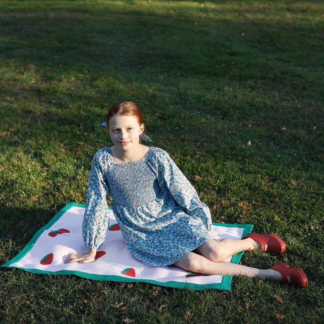 LS Hattie Dress, Liberty Strawberries and Cream Print - Dresses - 2