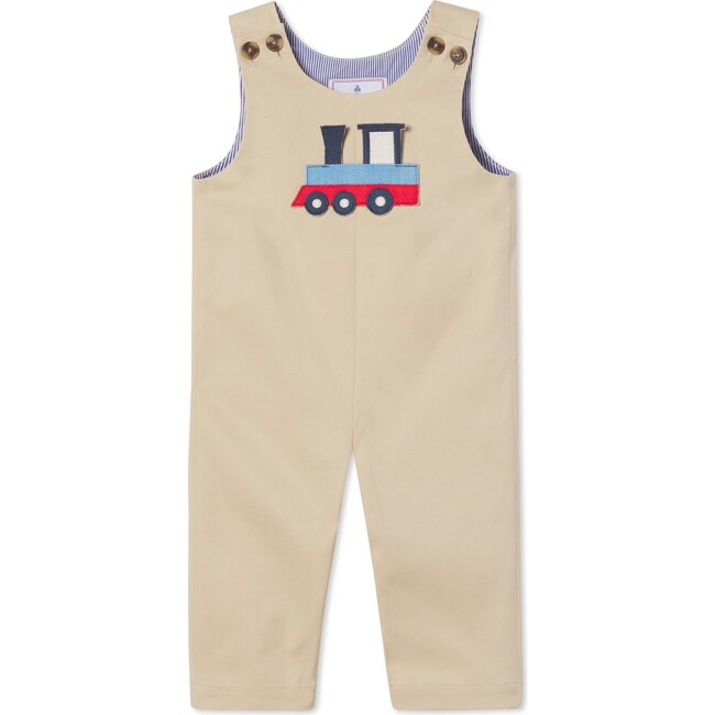 Tucker Longall Train Patch Pocket, Pebble - Overalls - 1