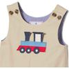 Tucker Longall Train Patch Pocket, Pebble - Overalls - 2