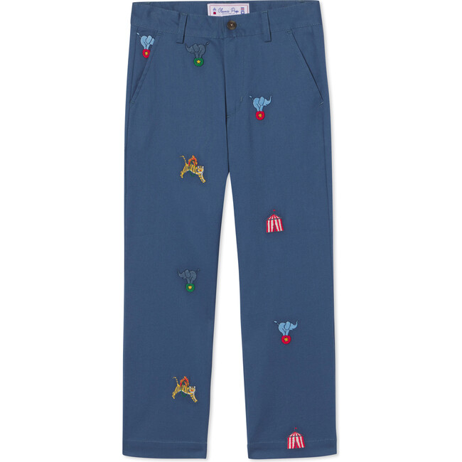 Gavin Pant Circus Embroidery, Navy