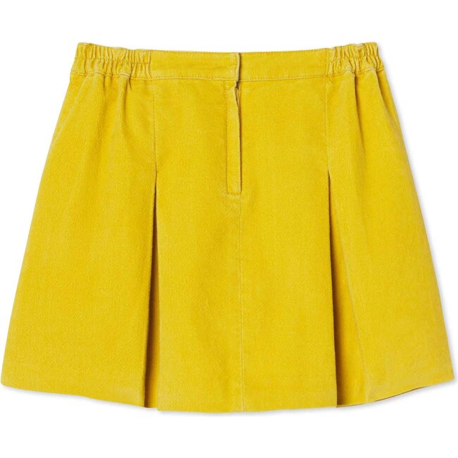 Sally Skirt Washed 21W Corduroy, Ceylon Yellow - Skirts - 3