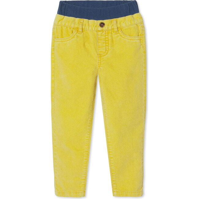 Gage 5-Pocket Pants Washed 21W Corduroy, Ceylon Yellow - Pants - 1