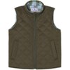 Wills Quilted Vest Wool, Rifle Green - Vests - 1 - thumbnail