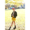 Sally Skirt Washed 21W Corduroy, Ceylon Yellow - Skirts - 4