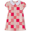 Paige Dress, Crimson Love Patchwork Print - Dresses - 1 - thumbnail