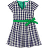 Ann Dress Midnight Gingham Taffeta, Plaid - Dresses - 1 - thumbnail