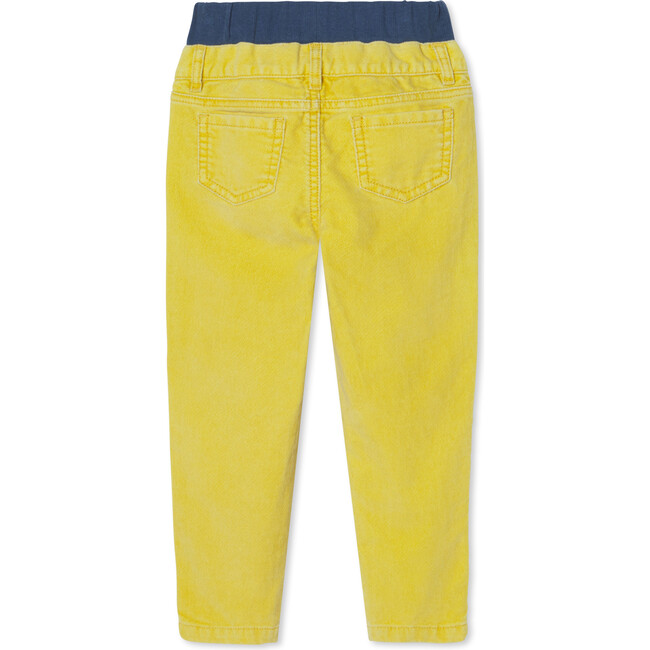 Gage 5-Pocket Pants Washed 21W Corduroy, Ceylon Yellow - Pants - 3