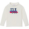 Fraser Train Intarsia Sweater, Cannoli Cream - Sweaters - 1 - thumbnail