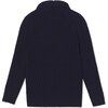 Noah Shawl Collar Cardigan Solid, Medieval Blue - Sweaters - 3