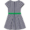 Ann Dress Midnight Gingham Taffeta, Plaid - Dresses - 3