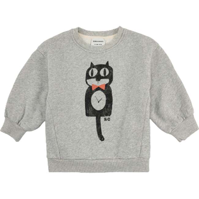 Cat O'Clock Sweatshirt, Grey
