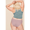Women's Mama Low-Rise Bikini Period Panty, Medium Beige - Period Underwear - 3